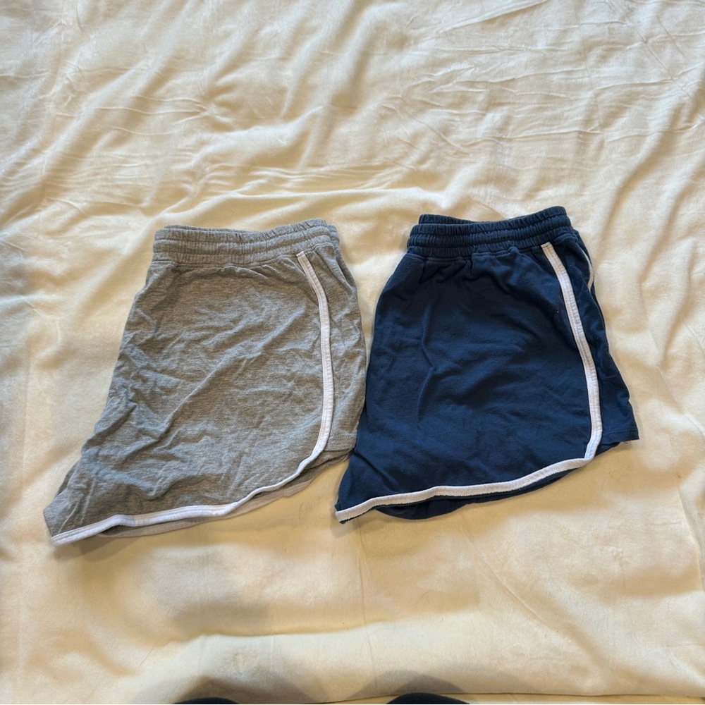 Grey and navy Aeropostale Tomboy Retro Shorts bundle, good condition, size L